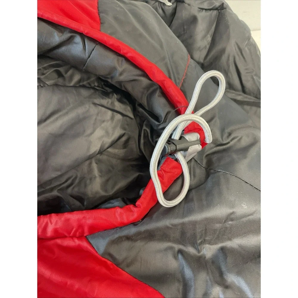The North Face Blue Ridge Mens 20F -7C Sleeping Bag Camping Red Black